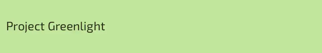 Project Greenlight